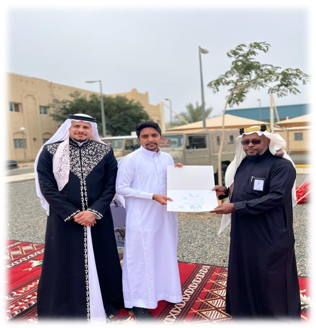 تكريم المتدربين الحاصلين على شهادة التفوق العلمي 