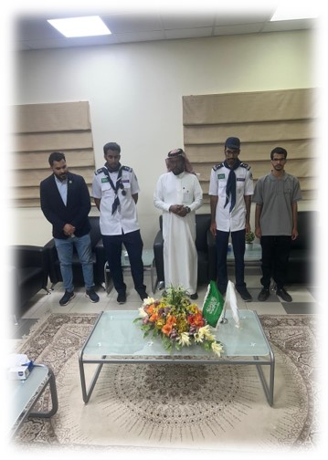 مشاركة الكشافة بالمخيم الكشفي