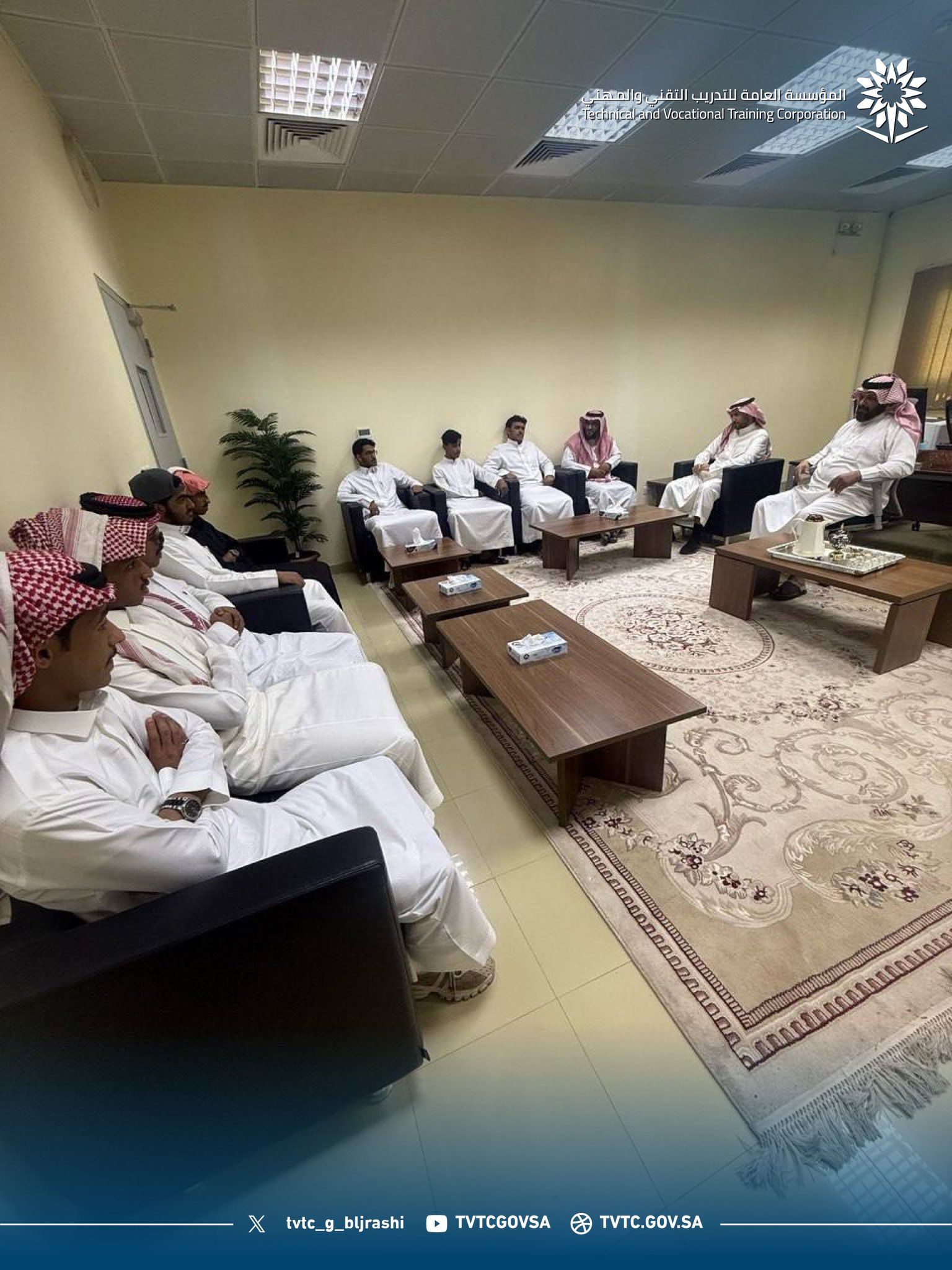 فرع الكلية التقنية ببلجرشي يستقبل طلاب ثانوية بدر
